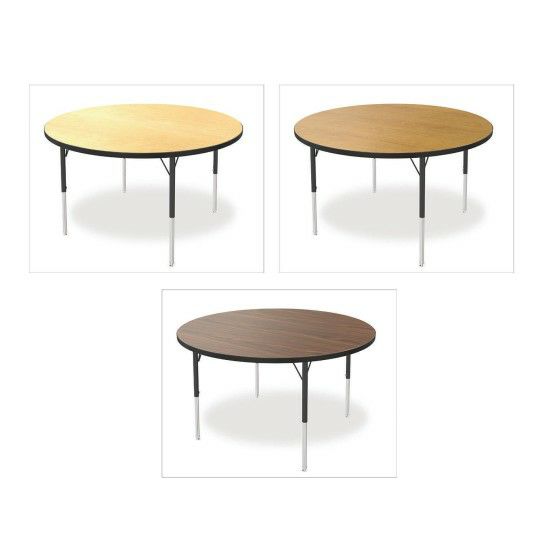 Furniture |   Activity Tables, Wood Top, 48″ Round x 16-24″H Furniture Furniture