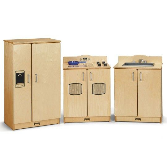 Furniture |   Baltic Birch Culinary Creations 3-Piece Play Kitchen Furniture Furniture