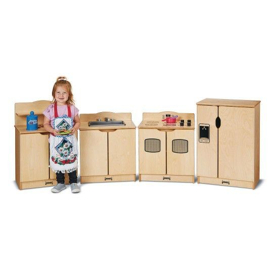 Furniture |   Baltic Birch Toddler Gourmet 4-Piece Kitchen Set (Set of 4) Furniture Furniture