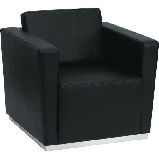 Furniture |  Contemporary Leather Chair, Black Furniture Furniture