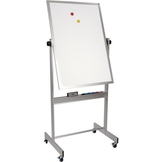 Furniture |  Deluxe Mobile White Board with Aluminum Trim Furniture Furniture