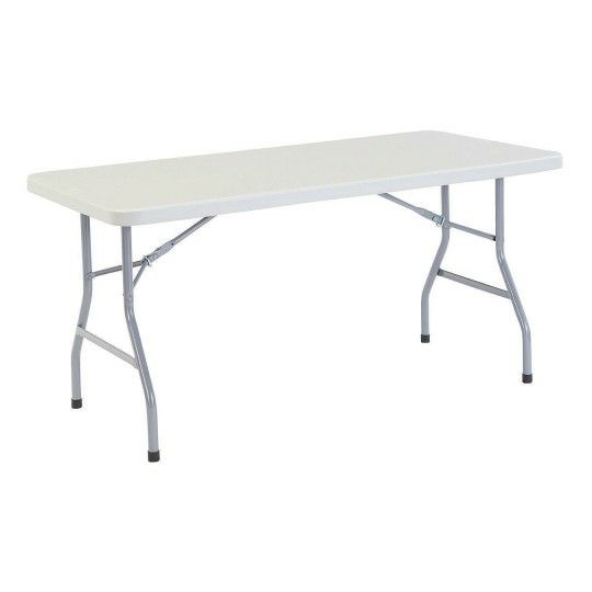 Furniture |   Heavy Duty Folding Table, Speckled Gray Furniture Furniture