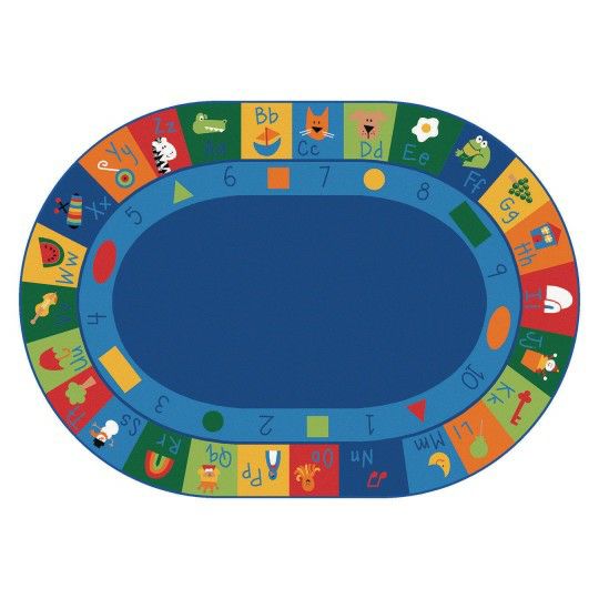 Furniture |  Learning Blocks Oval Primary Colors Carpet Furniture Furniture