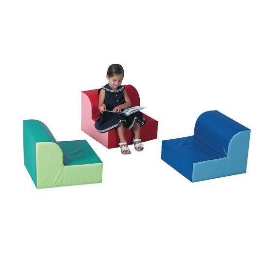 Furniture |  Library Soft Chairs Trio Set Furniture Furniture