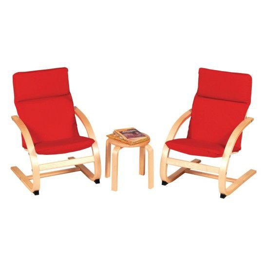 Furniture |  Red Cushion Rocker Furniture Furniture