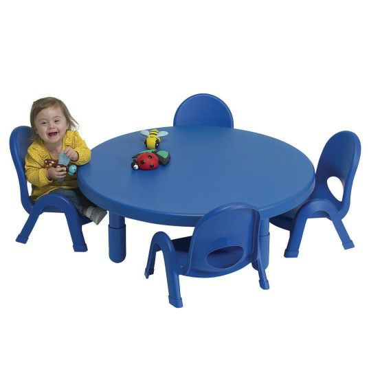 Furniture |   Table and Four Chair Set Round Furniture Furniture