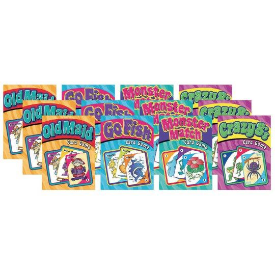 Games |  Assorted Jumbo Card Games (Pack of 12) Games Games