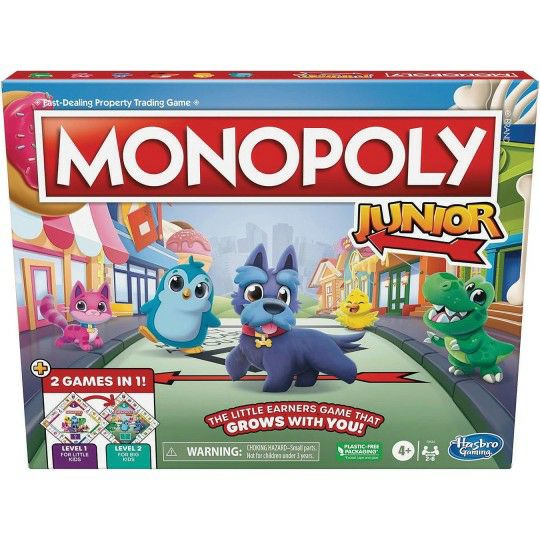 Games |  Monopoly Junior 2 Games in 1 Games Games