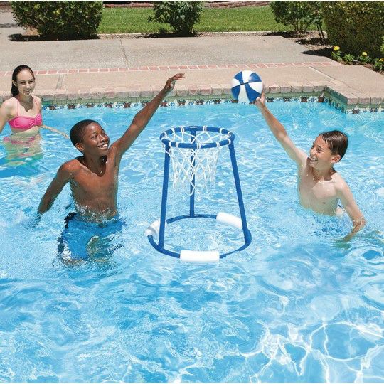 Games |  Poolmaster Floating Basketball Game with Ball Games Games