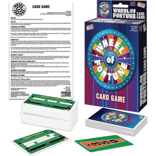 Games |  Wheel of Fortune Card Game Games Games