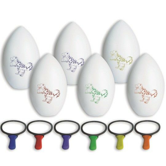 Party & Novelty |  20″H Dino Egg and Spoon Set (Set of 6) Games & Sports Supplies Party & Novelty