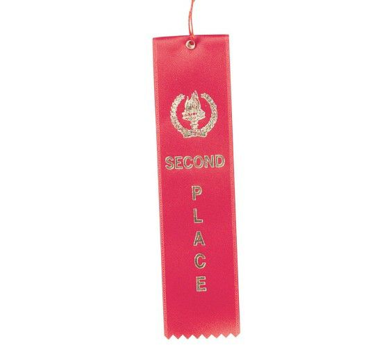 Party & Novelty |  Award Ribbons Second Place-Red (Pack of 50) Games & Sports Supplies Party & Novelty