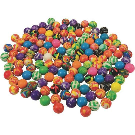 Party & Novelty |  Biggest Bag of Bouncy Balls Assortment (Pack of 144) Games & Sports Supplies Party & Novelty