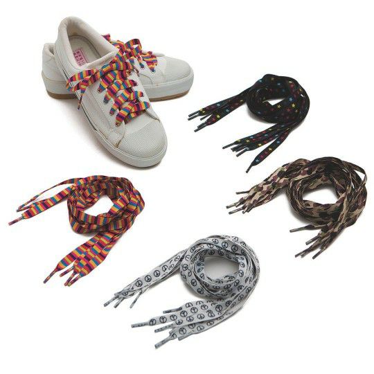 Party & Novelty |  Camo and Stripes Shoelaces (Pack of 12) Games & Sports Supplies Party & Novelty