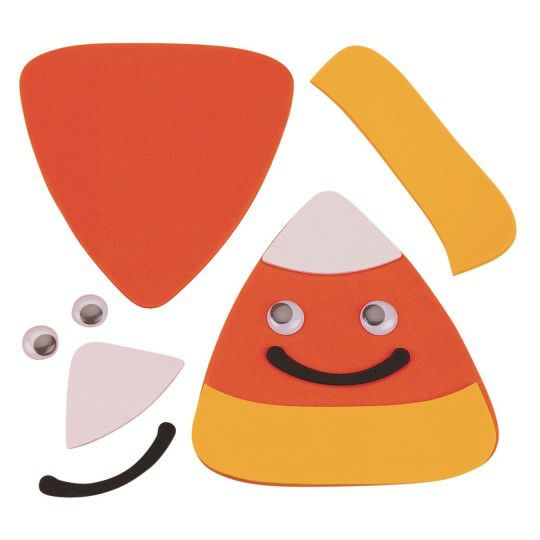 Party & Novelty |  Candy Corn Magnet Craft Kit (Pack of 12) Games & Sports Supplies Party & Novelty