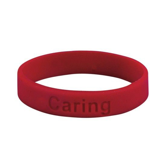 Party & Novelty |  Caring Silicone Bracelet (Pack of 24) Games & Sports Supplies Party & Novelty