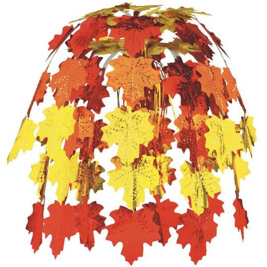 Party & Novelty |  Cascading Fall Leaves Hanging Decoration for Fall Themes and Events Games & Sports Supplies Party & Novelty