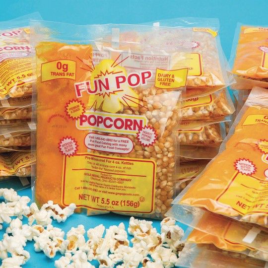 Party & Novelty |   Corn, Oil and Salt Kit for Popcorn Makers with a 4 oz. Kettle (Case of 36) Games & Sports Supplies Party & Novelty