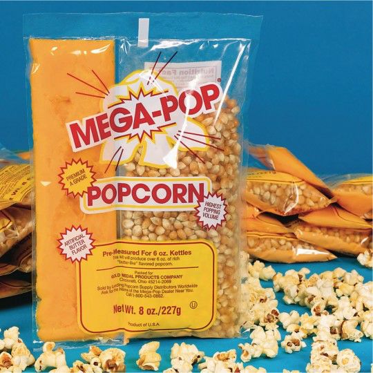 Party & Novelty |   Corn, Oil and Salt Kit for Popcorn Makers with a 6 oz. Kettle (Case of 36) Games & Sports Supplies Party & Novelty