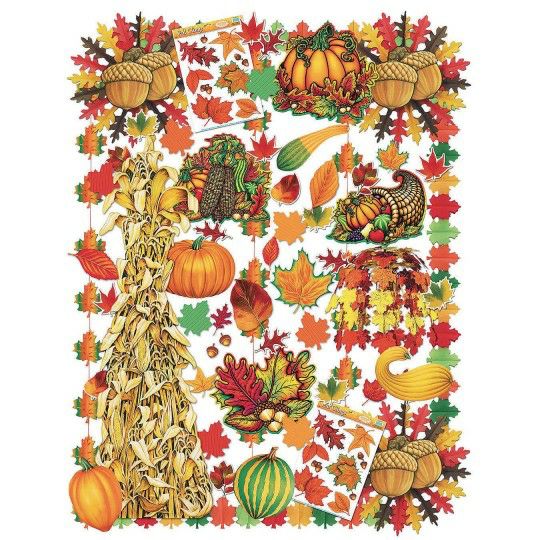 Party & Novelty |  Fall Decorating Kit Games & Sports Supplies Party & Novelty