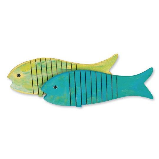 Party & Novelty |  Flexible Wooden Fish Craft Kit (Pack of 12) Games & Sports Supplies Party & Novelty