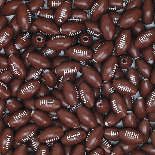 Party & Novelty |  Football Beads – Pack of 600 Games & Sports Supplies Party & Novelty