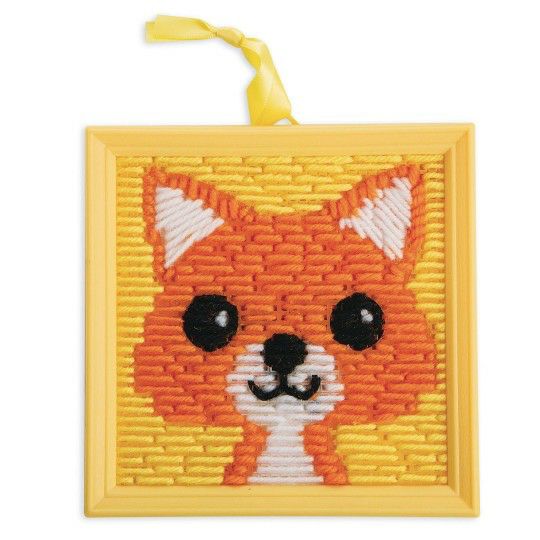 Party & Novelty |  Fox Needlepoint Craft Kit (Pack of 12) Games & Sports Supplies Party & Novelty