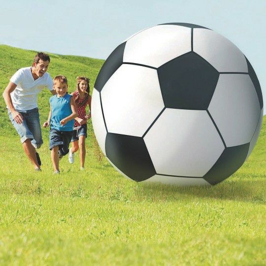 Party & Novelty |  Giant 6’ Inflatable Soccer Ball Games & Sports Supplies Party & Novelty