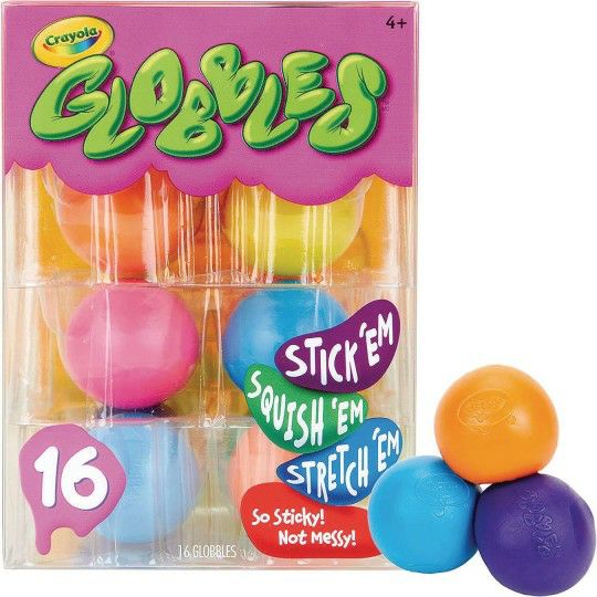 Party & Novelty |   Globbles Squish and Fidget Toy (Pack of 16) Games & Sports Supplies Party & Novelty