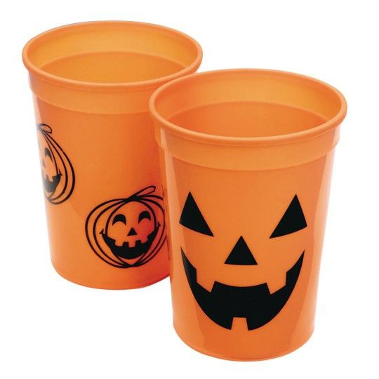 Party & Novelty |  Halloween Plastic Drinking Cups for Parties, Prizes, and Giveaways, 12 oz. (Pack of 12) Games & Sports Supplies Party & Novelty