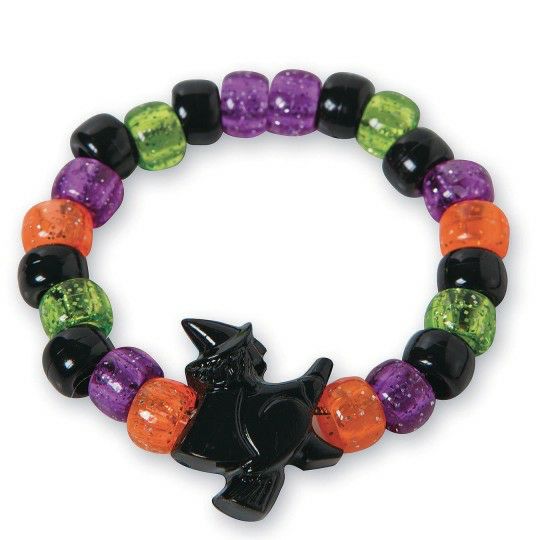 Party & Novelty |  Halloween Witch Bracelet (Pack of 12) Games & Sports Supplies Party & Novelty