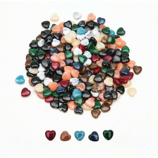 Party & Novelty |  Heart Bead Assortment, 1/2-lb Bag Games & Sports Supplies Party & Novelty