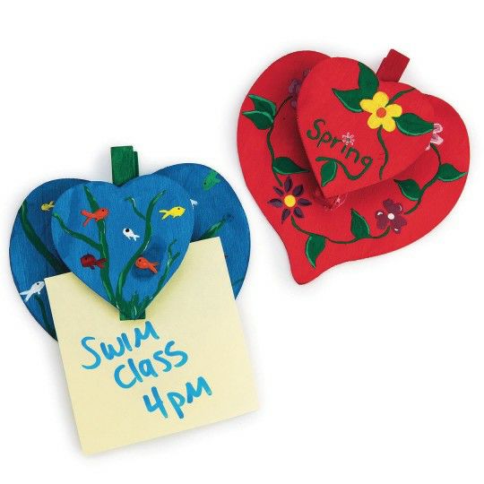 Party & Novelty |  Heart-To-Heart Note Holders Craft Kit (Pack of 24) Games & Sports Supplies Party & Novelty