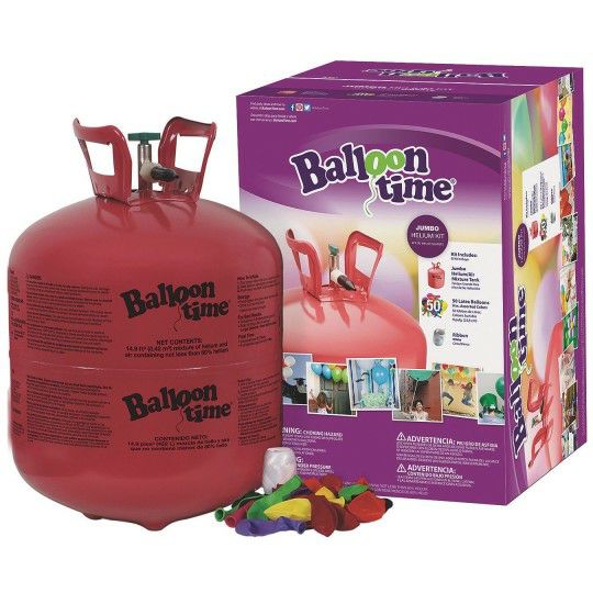 Party & Novelty |   Helium Kit with Balloons Games & Sports Supplies Party & Novelty