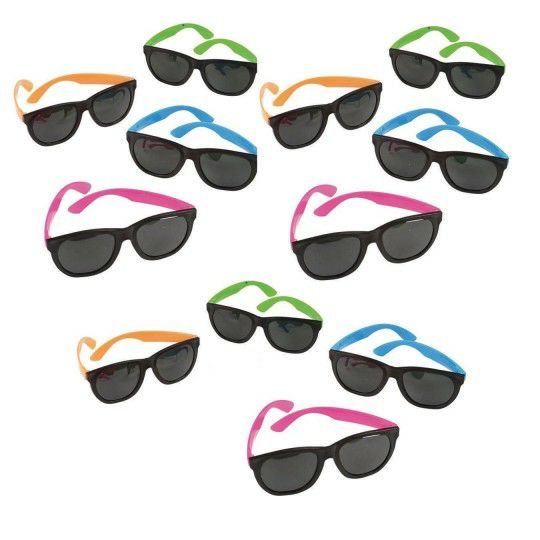 Party & Novelty |  Neon Toy Sunglasses (Pack of 12) Games & Sports Supplies Party & Novelty