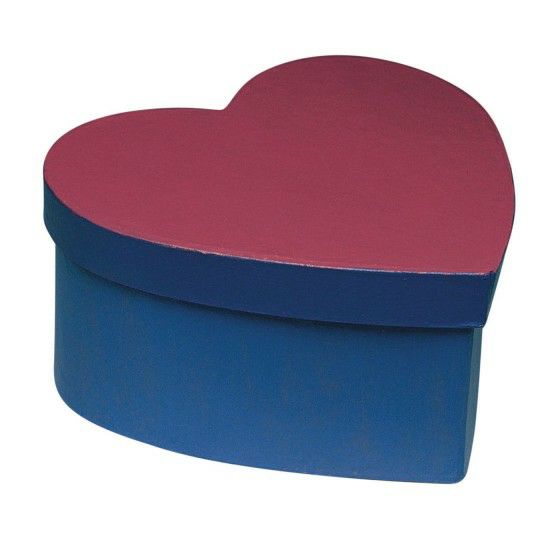 Party & Novelty |  Paper Mache Heart Box Games & Sports Supplies Party & Novelty