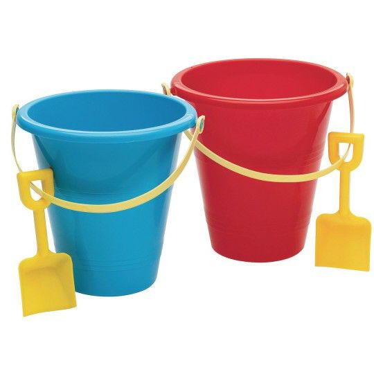 Party & Novelty |  Plastic Pail and Shovel, 7″ (Pack of 12) Games & Sports Supplies Party & Novelty