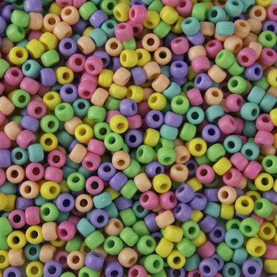 Party & Novelty |  Pony Bead Mix, Pastel Matte Games & Sports Supplies Party & Novelty