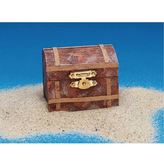 Party & Novelty |  Treasure Chest Craft Kit (Pack of 12) Games & Sports Supplies Party & Novelty