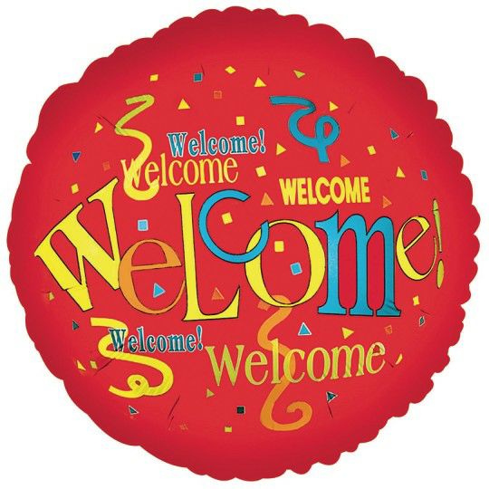 Party & Novelty |  Welcome Mylar Balloon, 17” (Pack of 10) Games & Sports Supplies Party & Novelty