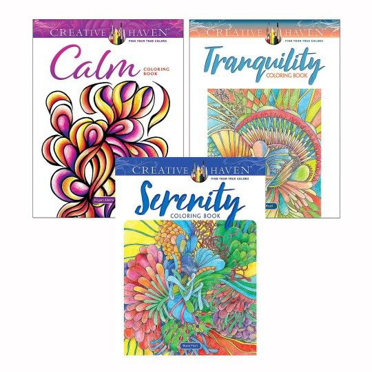 Senior Activities |   Adult Coloring Book Set – Keep Calm (Set of 3) Games & Sports Supplies Senior Activities