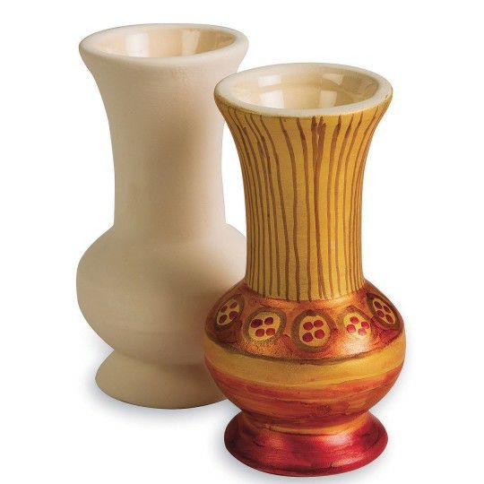 Senior Activities |   Ceramic Bisque Vases (Pack of 12) Games & Sports Supplies Senior Activities