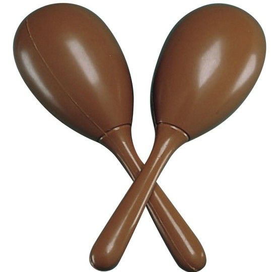 Senior Activities |  Full Size Plastic Maracas Musical Rhythm Instruments (Set of 2) Games & Sports Supplies Senior Activities