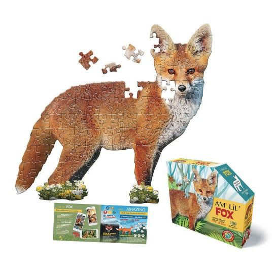 Senior Activities |  I Am Lil’ Fox 100-Piece Jigsaw Puzzle Games & Sports Supplies Senior Activities