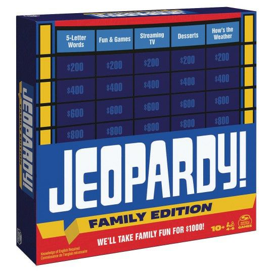 Senior Activities |  Jeopardy Board Game Games & Sports Supplies Senior Activities