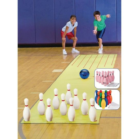 Senior Activities |  Lane Pin 5lb Ball EZ Pack, White Pins Games & Sports Supplies Senior Activities