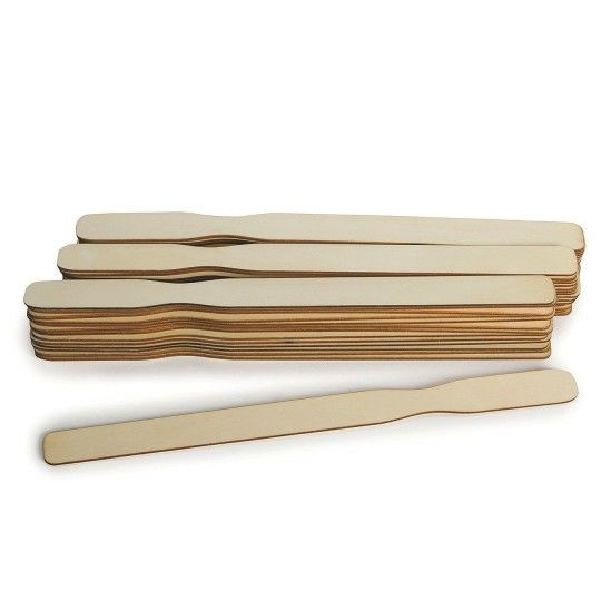 Senior Activities |  Laser Cut Wooden Paint Sticks (Pack of 50) Games & Sports Supplies Senior Activities