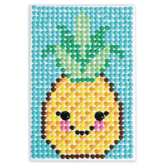 Senior Activities |  Pixel Dotz Pineapple Craft Kit (Pack of 12) Games & Sports Supplies Senior Activities