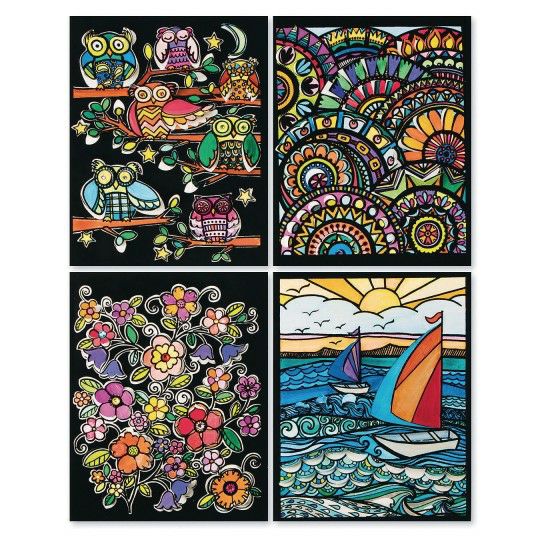 Senior Activities |  Velvet Art 3-D Posters III (Pack of 24) Games & Sports Supplies Senior Activities