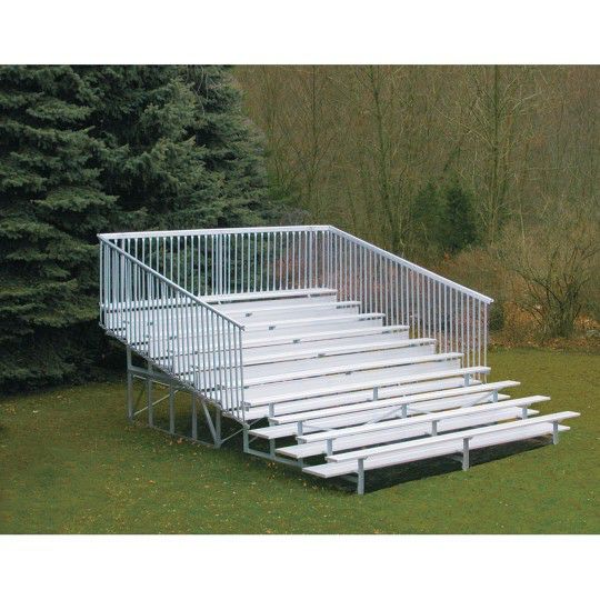 Sports & PE |  10-Row Bleacher With Guard Rail Games & Sports Supplies Sports & PE